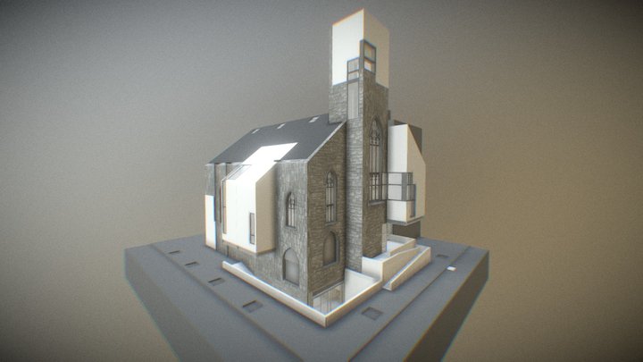 Church/Library Adaptive Reuse 3D Model