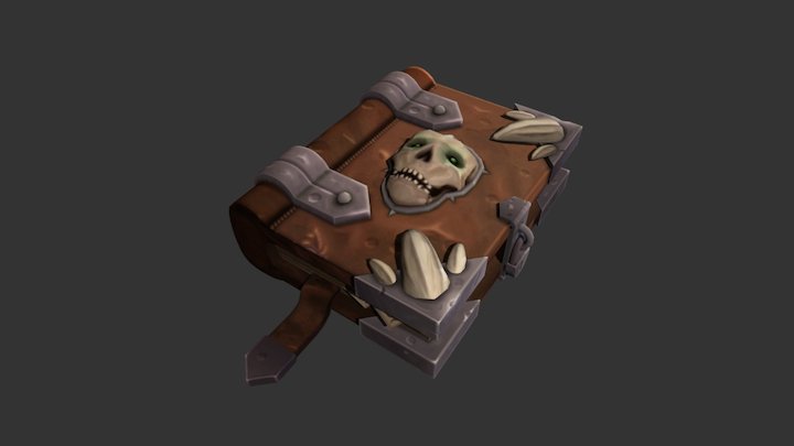 Stylized Necronomicon 3D Model