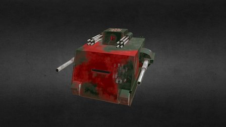 Offensive Tank Heimlich - Hominis Solaris 3D Model