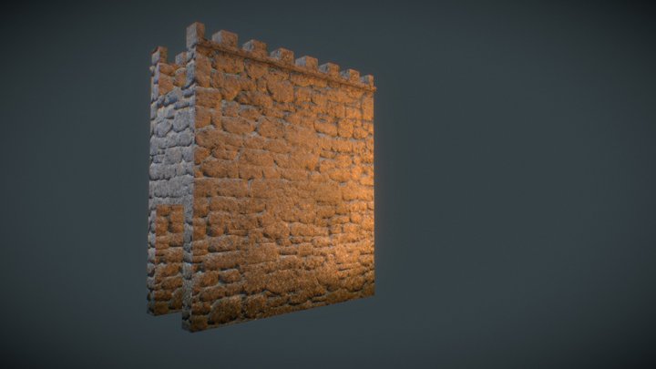Walls Destruction Animation Final 3D Model