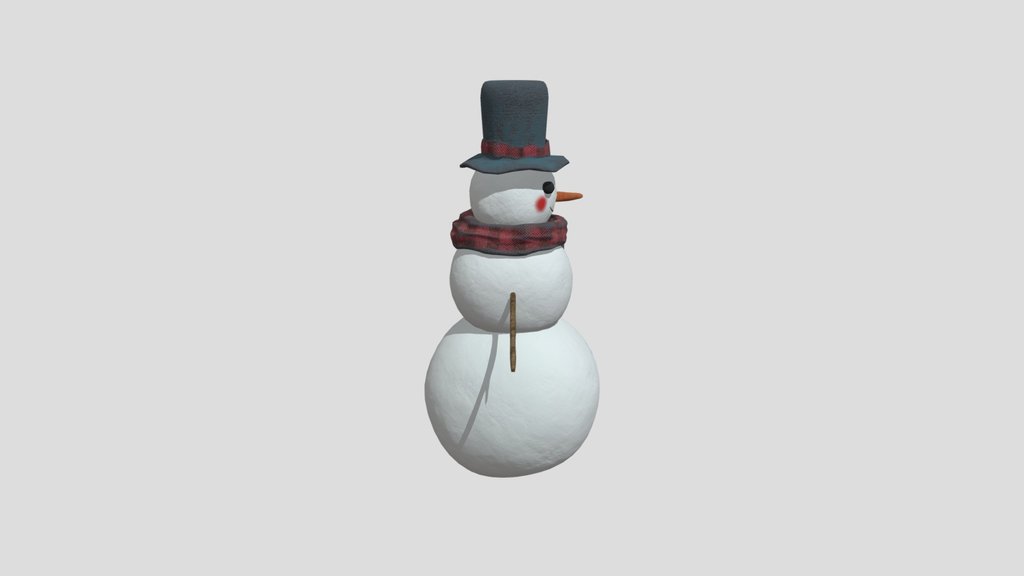 Snowman In A Hat