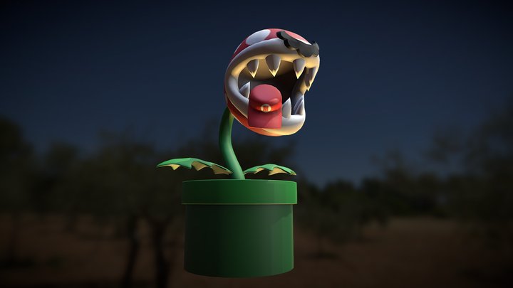 piranha plant 3D Model