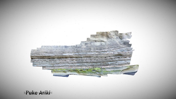 Tongapōrutu Coastal Cliffs - 3D Model 6 3D Model