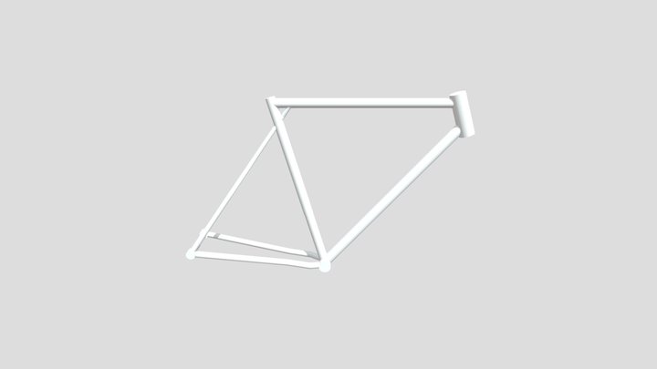 Bike Frame WIP 3D Model