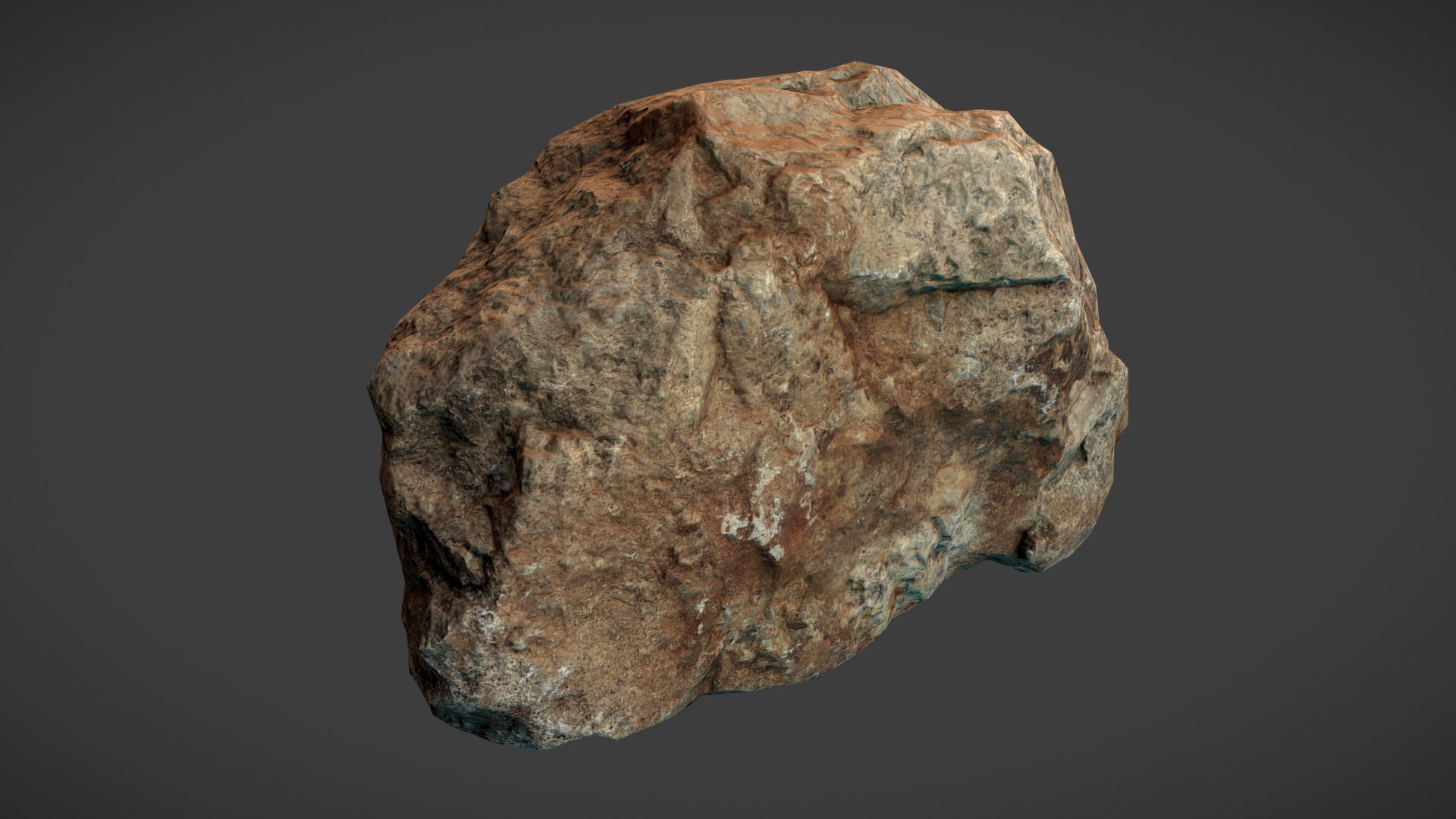 3D model Boulder Stone - This is a 3D model of the Boulder Stone. The 3D model is about a rock with a face carved into it.