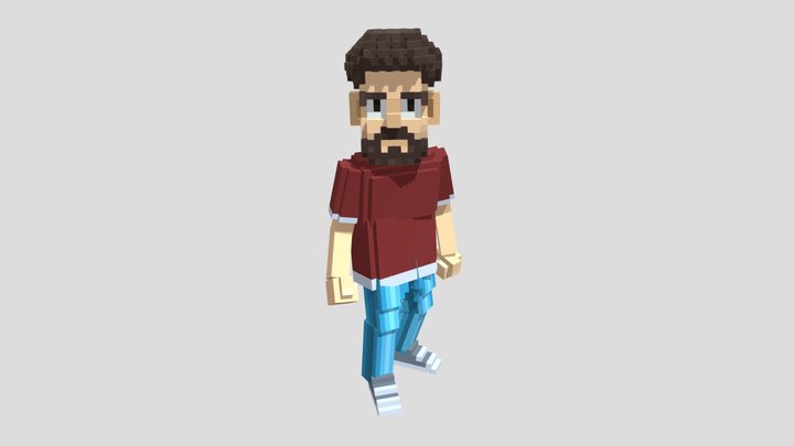 Voxel Mihai - My avatar in The Sandbox 3D Model
