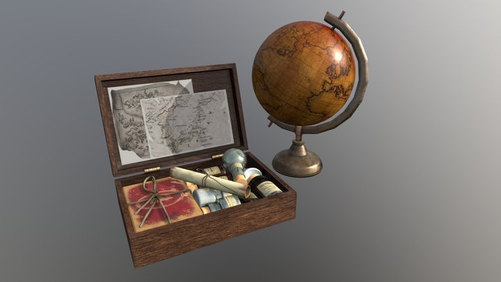 TreasureBox 3D Model