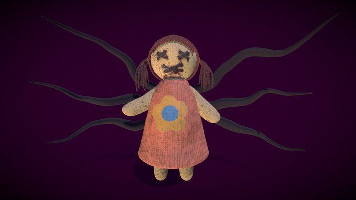 Bloody Doll 3D Model
