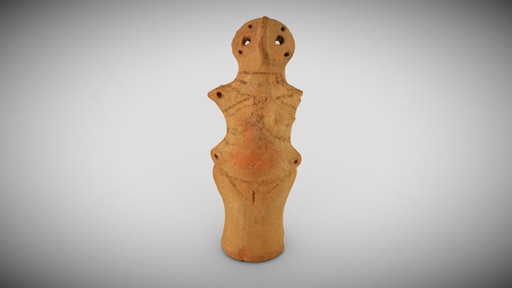 Anthropomorphic figurine from Trypillya culture 3D Model