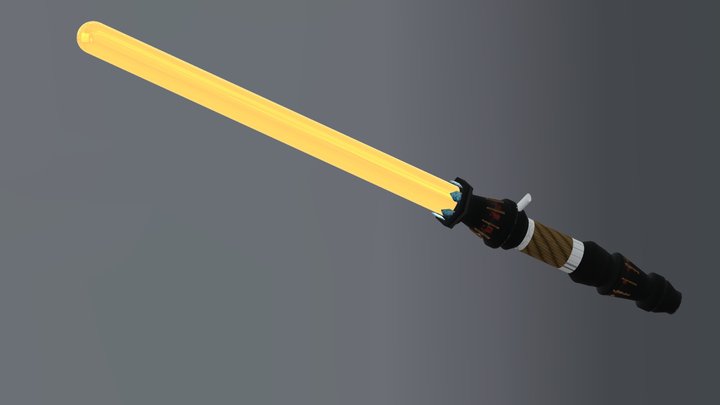 Rey's lightsaber 3D Model