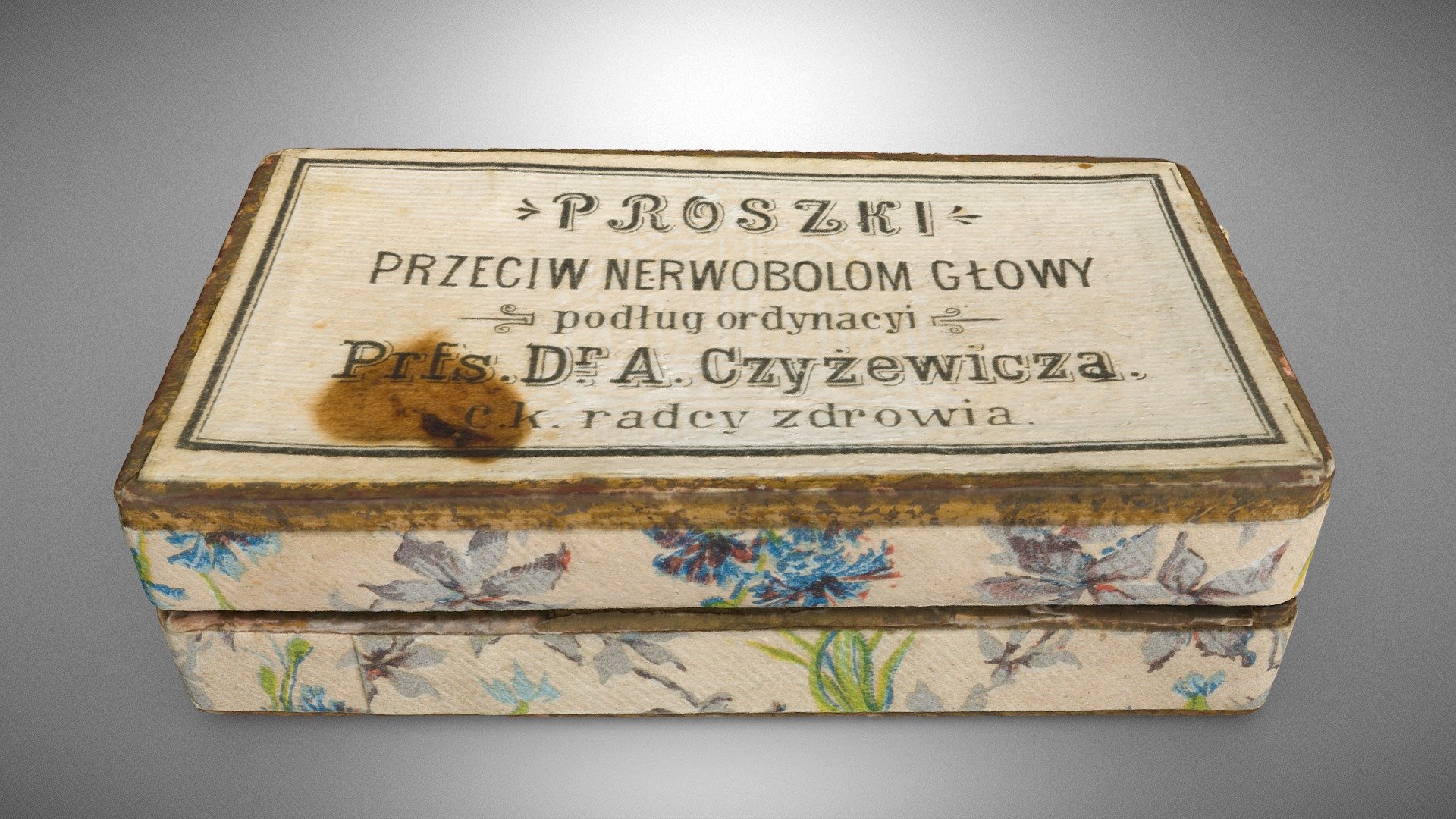 Packaging from “The Hungarian Crown” pharmacy