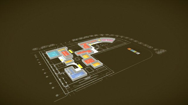 PLANTA CONCEPTO 3D Model