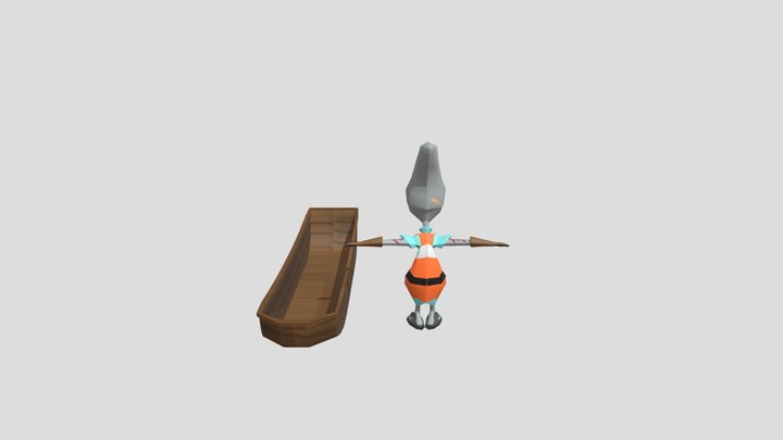 25_JinRong_Alien 3D Model