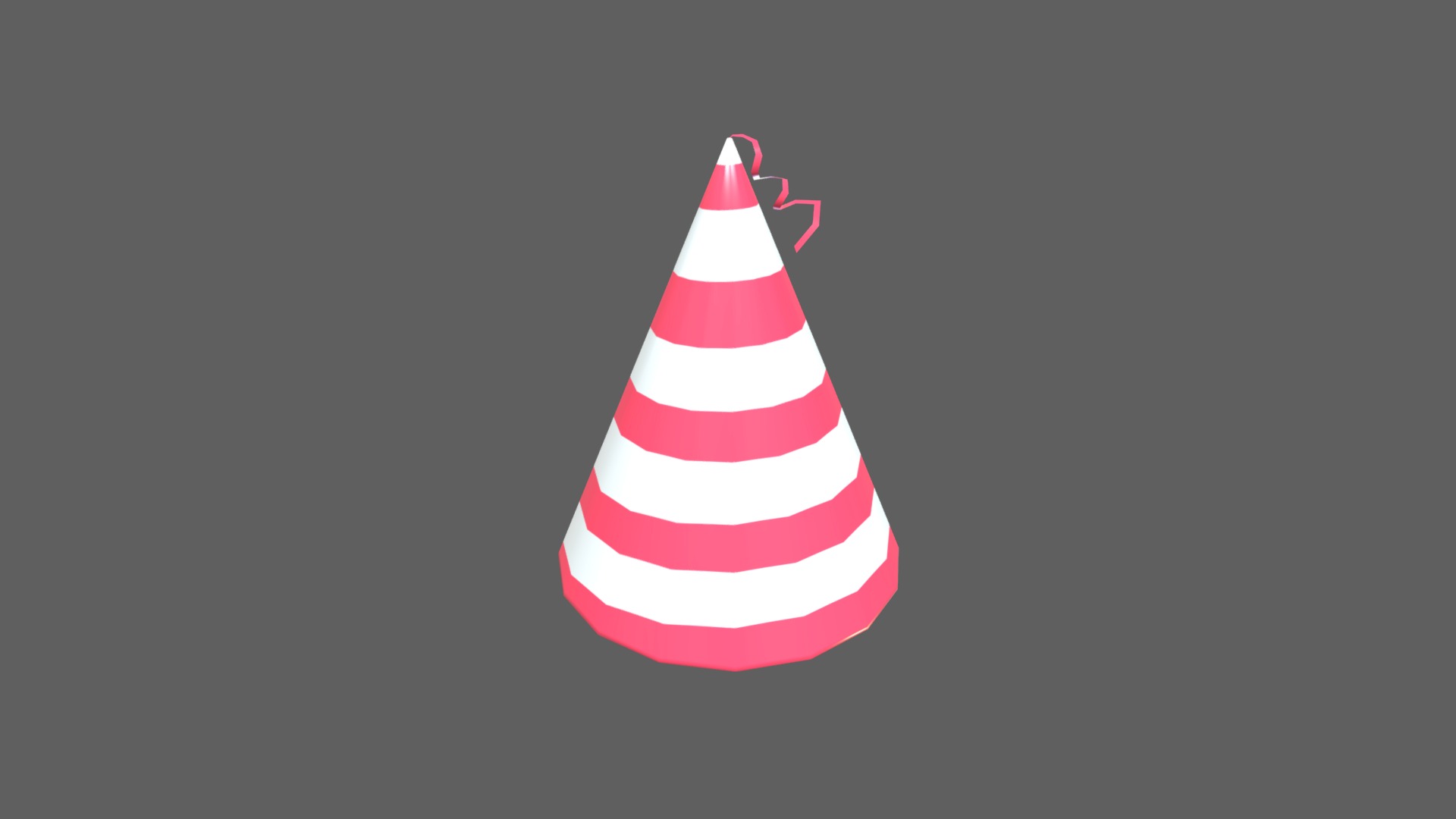 3D model Party Hat - This is a 3D model of the Party Hat. The 3D model is about shape.