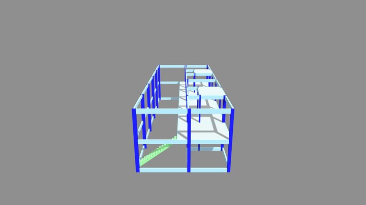 Projeto Estrutural em CA - Paracatu - MG 3D Model