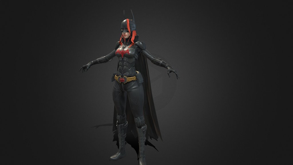 Dark Vigilante Stylized Game Character