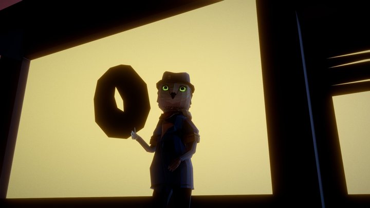 Waiting for a taxi 3D Model
