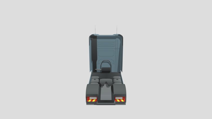 Volvo FH16 Truck Lowpoly