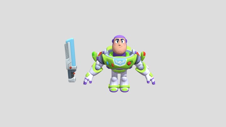 Buzz_lightyear__brawl_stars_t-pose 3D Model