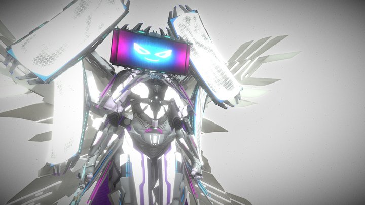 Battle Armor Computer Titan 3D Model