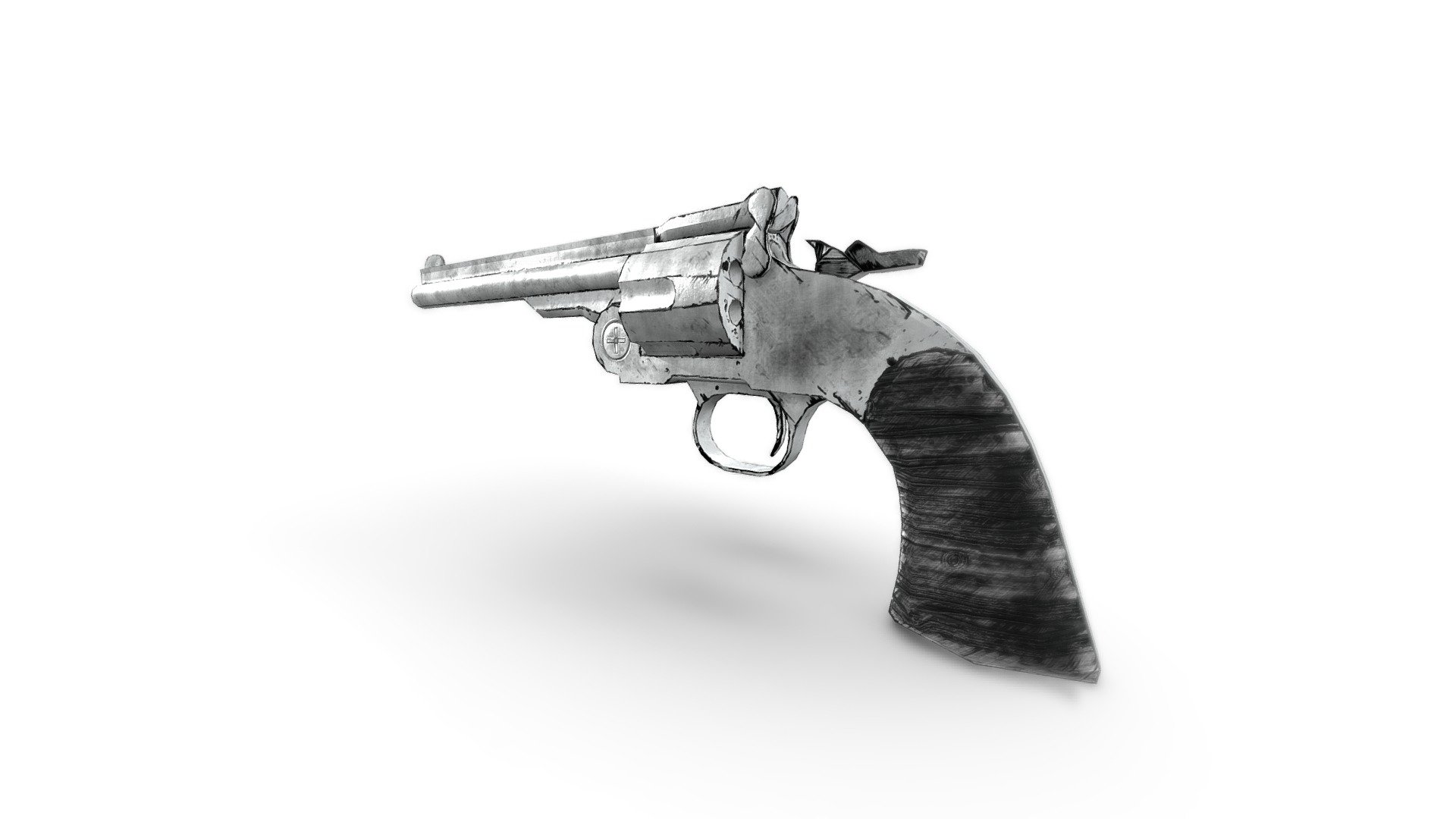 Revolver art (optimized for games)