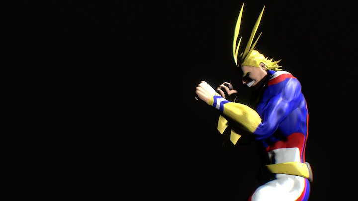 All Might (Old PBR) 3D Model