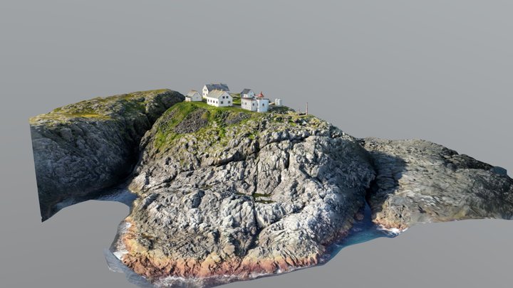 Helnes fyrstasjon 2025 3D Model