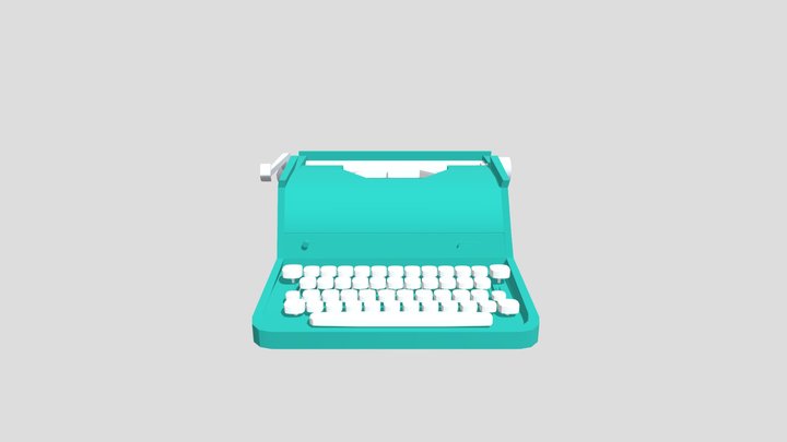 typewriter -HW 3D Model