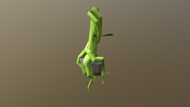 HandPaint Study 3D Model
