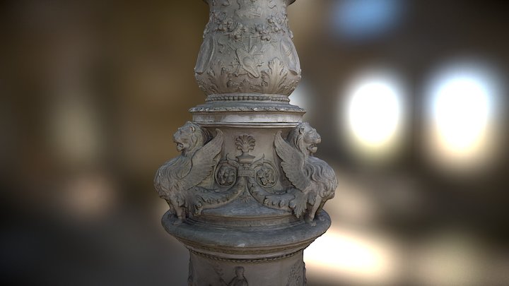 Pedestal to the flag pole – Free 3D Model STL