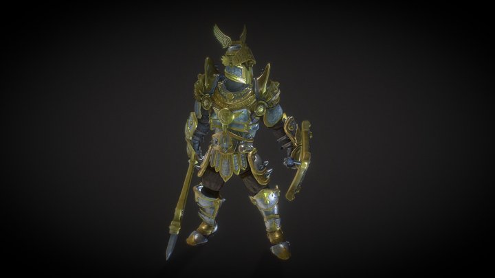 warrior 3D Model