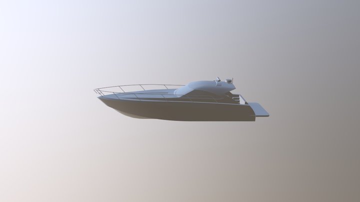Yacht Full 3D Model