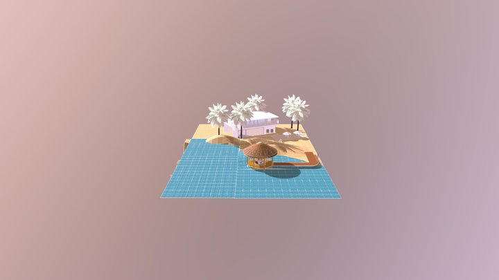 hotel-beach 3D Model