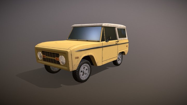 1970s Ford Bronco 3D Model