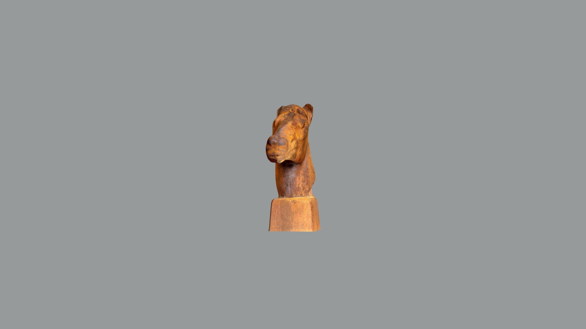 Iron horse head