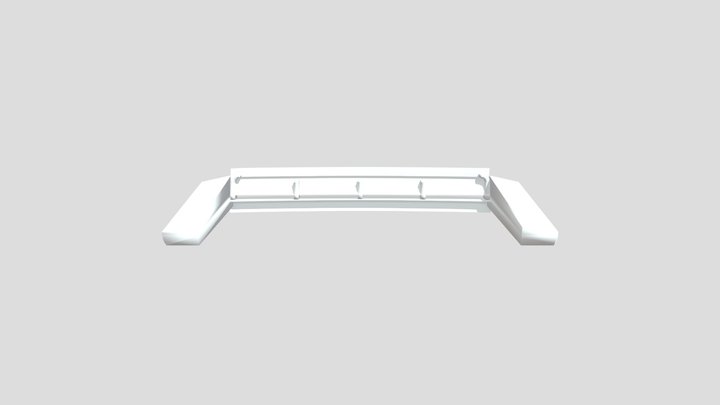 rear bumper for dodge ram 2007 srt10 3D Model
