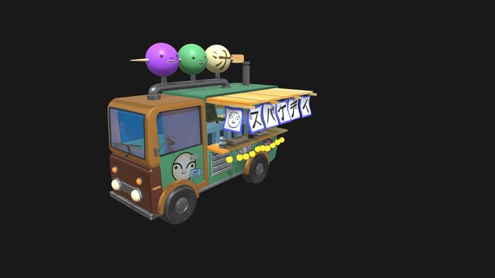 Dango Truck 3D Model