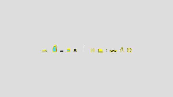 PolyUp Crane parts 3D Model