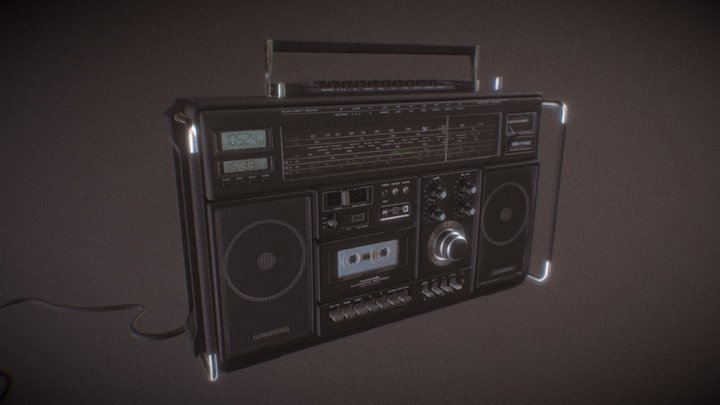 Grundig Rr1140 Radio 3D Model