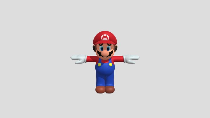 Super Mario Wii Era V1 (SRW) 3D Model