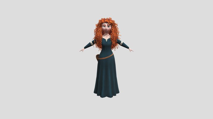 Merida_costume_basic 3D Model