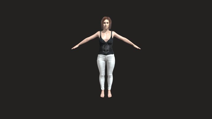 Kristina T2 3D Model