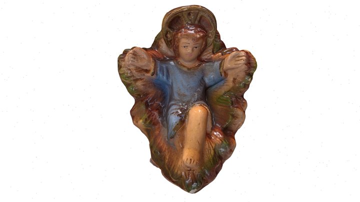 Angel Sculpture 3D Model