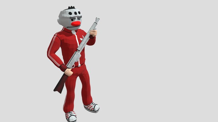 Hockey-Robber from "Major Grom: Plague Doctor" 3D Model