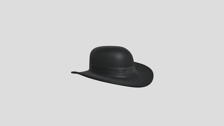 Bowler hat high poly 3D Model Free