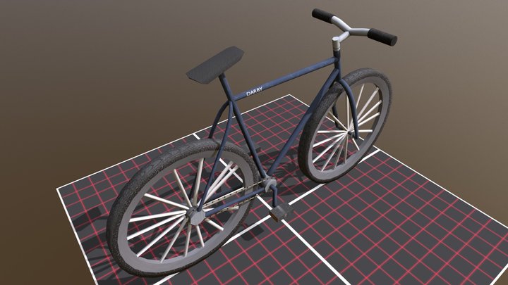 3DLP Bike 3D Model
