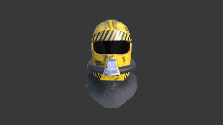 Hazmat Helmet 3D Model