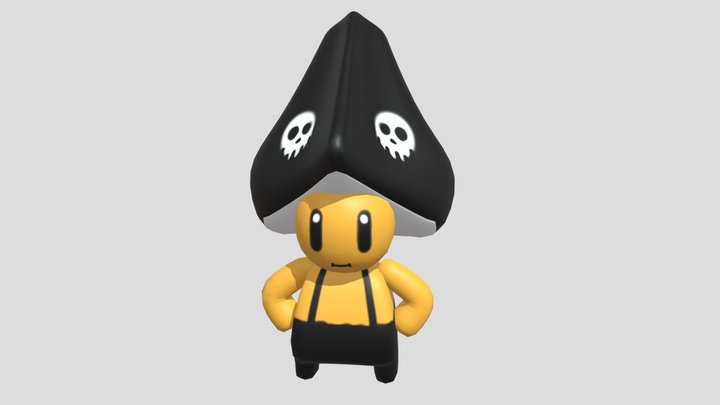 Pirate litte guy 3D Model