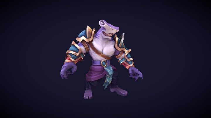 Sharken - Seas of Dragonfall II 3D Model