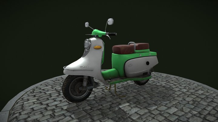 Rabbit Scooter (An old japanese classic) 3D Model